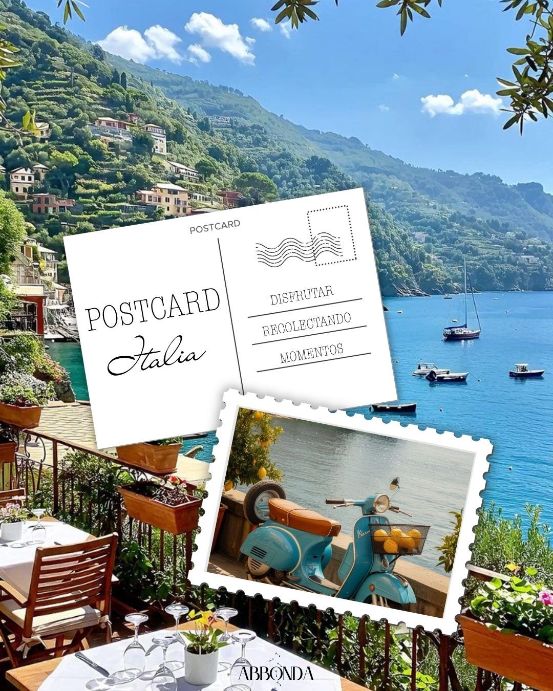Postcard Italia — fotolibro Abbonda